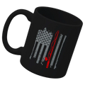Fishing Rod American Flag 11oz Mug